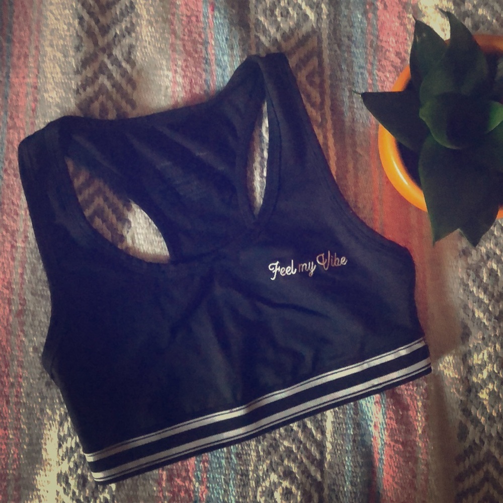 Feel My Vibe Sports Bra from Spiritual Gangster